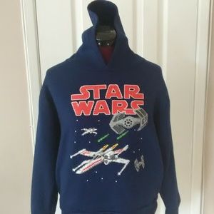 Star Wars spaceships pullover hoodie kid's10/12